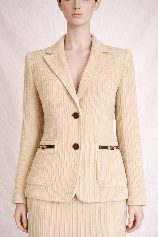 Céline Paris authentic vintage skirt suit circa 70