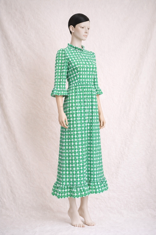 Vintage long dress Scherrer Boutique Paris from the 60s