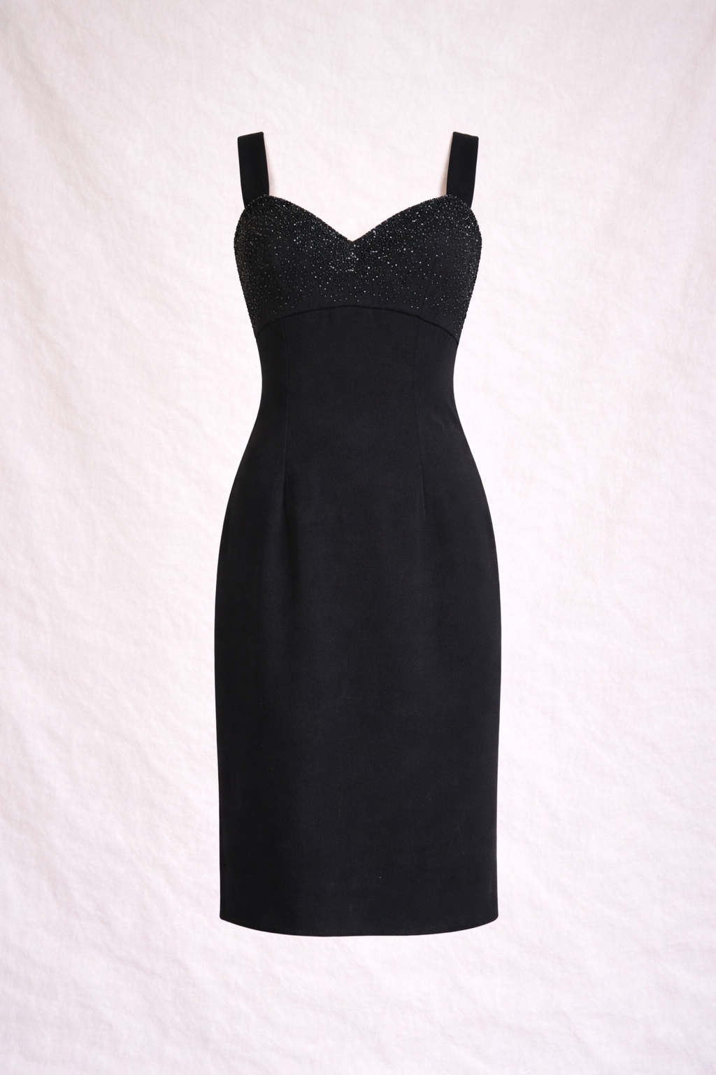 Robe de soirée noire Lanvin Paris vintage authentique