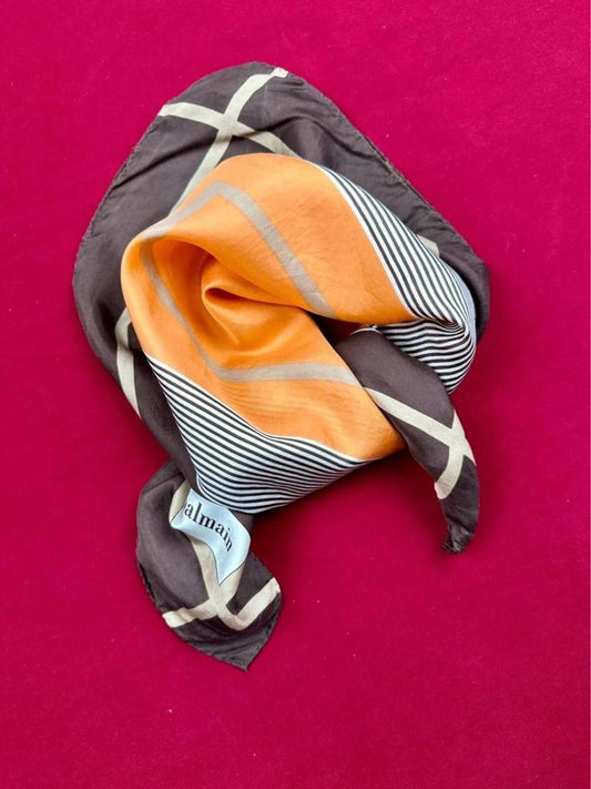 Vintage Silk Scarf Pierre Balmain