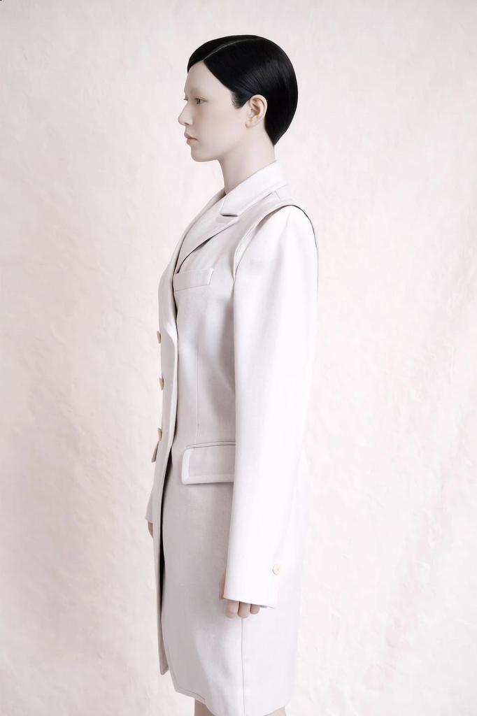 Manteau tailleur authentique Ann Demeulemeester en laine