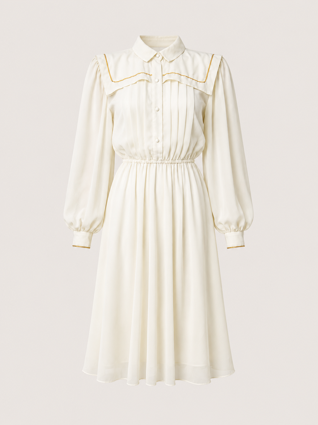 Robe vintage Pierre Cardin Boutique au style cruise romantique des années 70
