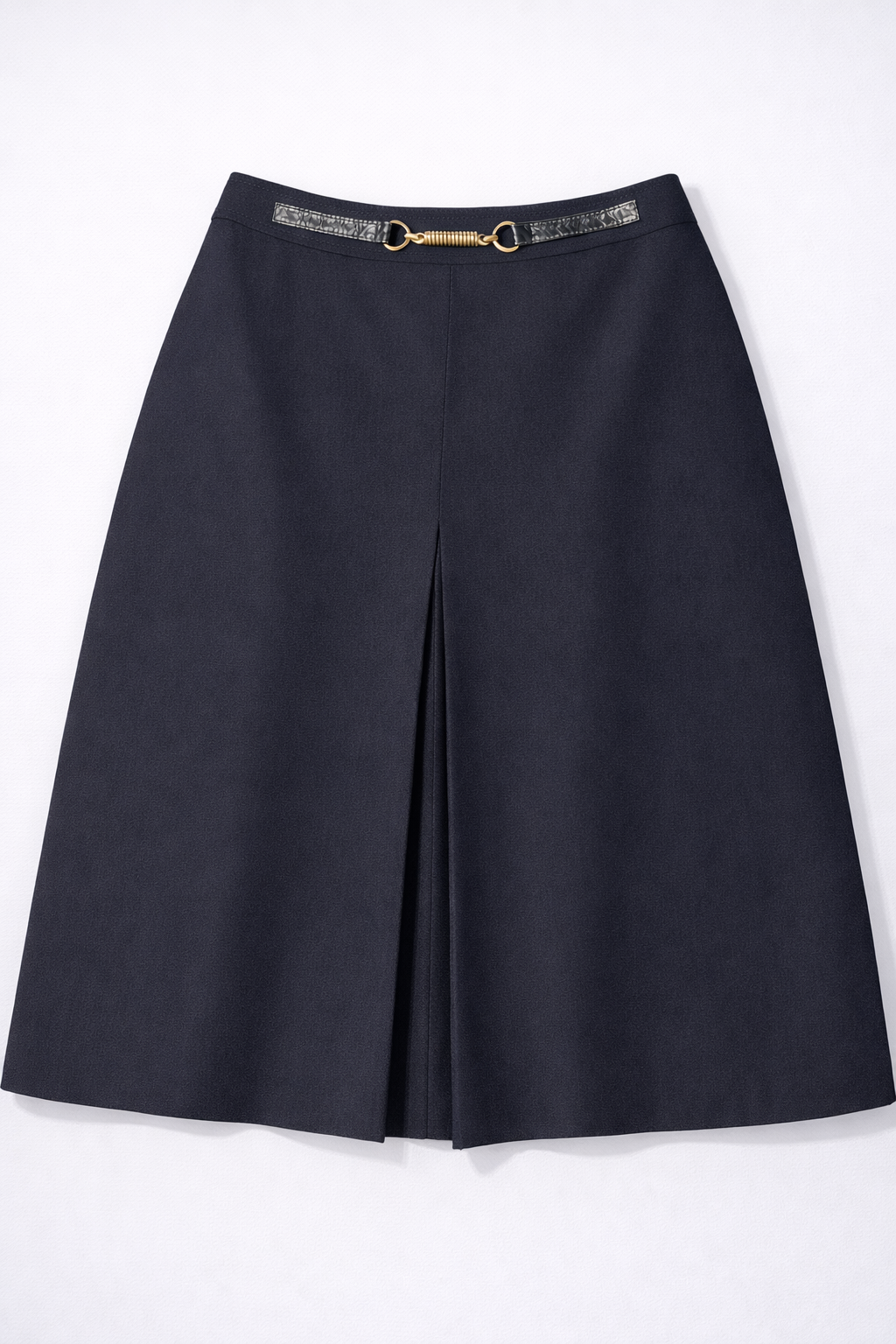 Jupe midi Céline Paris en laine vintage authentique