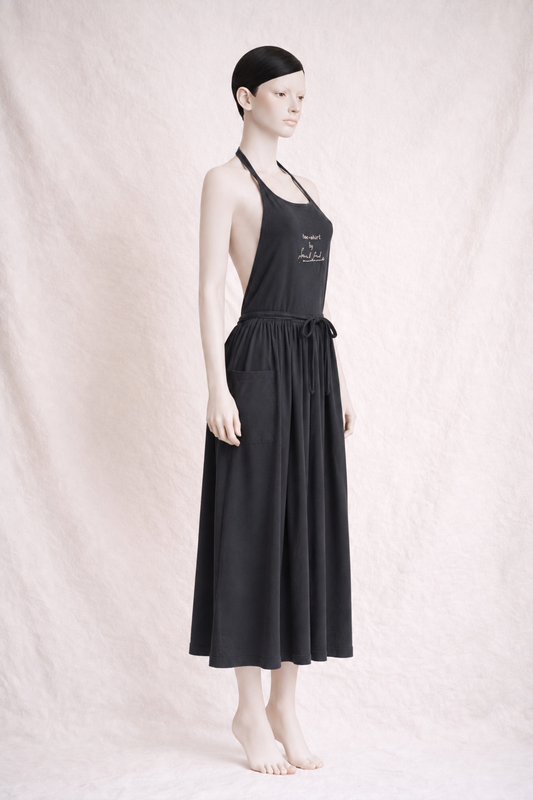 Black dress Sonia Rykiel Paris backless in vintage jersey