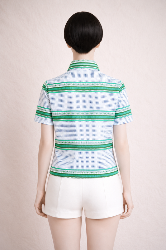 Authentic new vintage cotton shirt Pierre Cardin