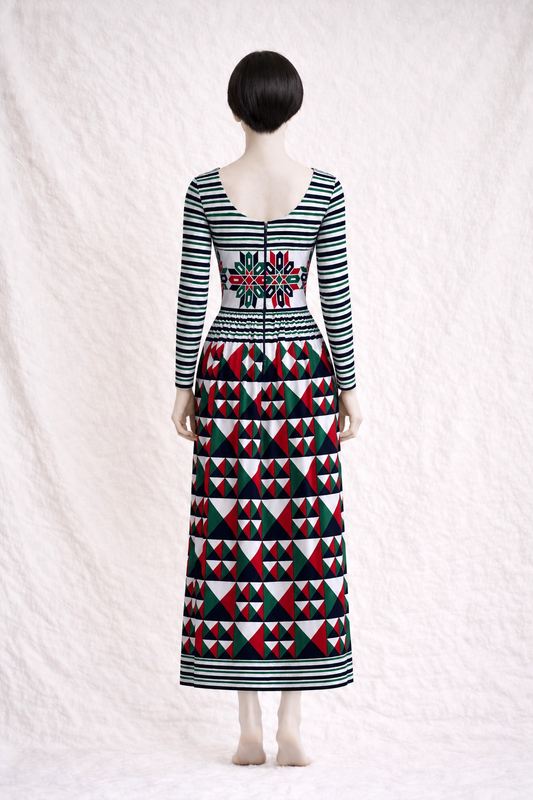 Authentic long dress Lanvin Boutique vintage circa 70