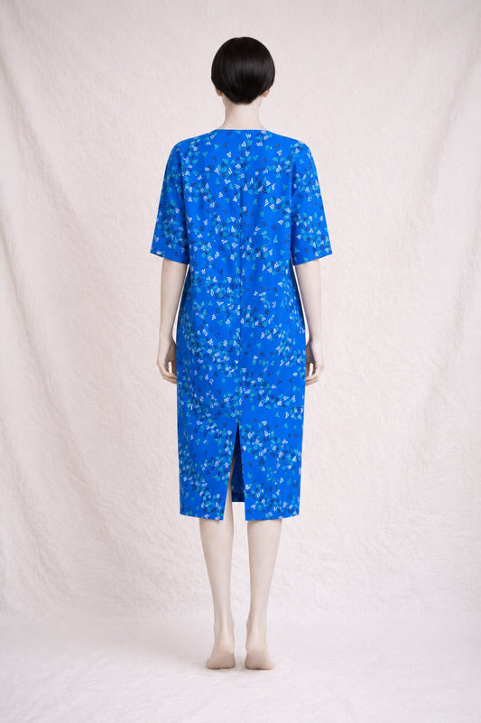 Authentic vintage Christian Dior printed cotton dress