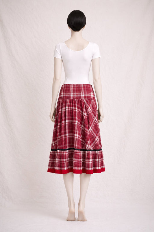 Authentic Vintage Kenzo Paris Red Check Skirt