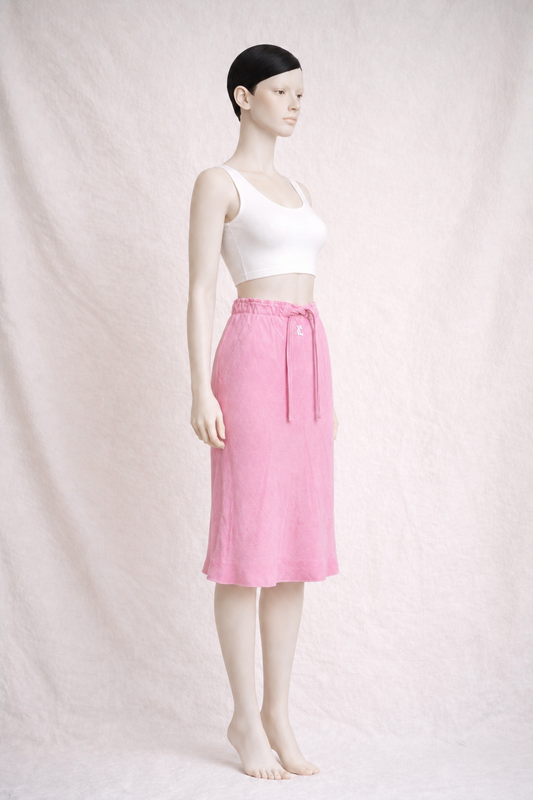 Iconic pink Courrèges Paris authentic vintage skirt