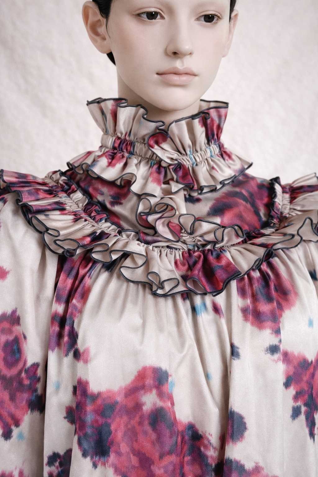 Robe en soie imprimé floral Marc Jacobs Runway