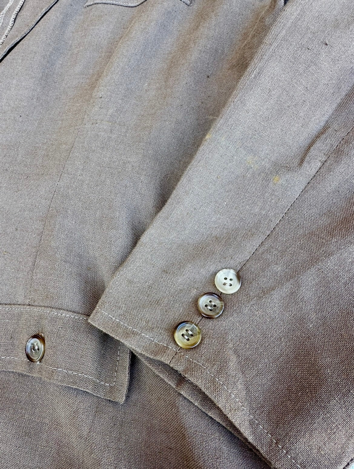 Veste Vintage Authentique Lanvin Paris en Lin Grande Taille