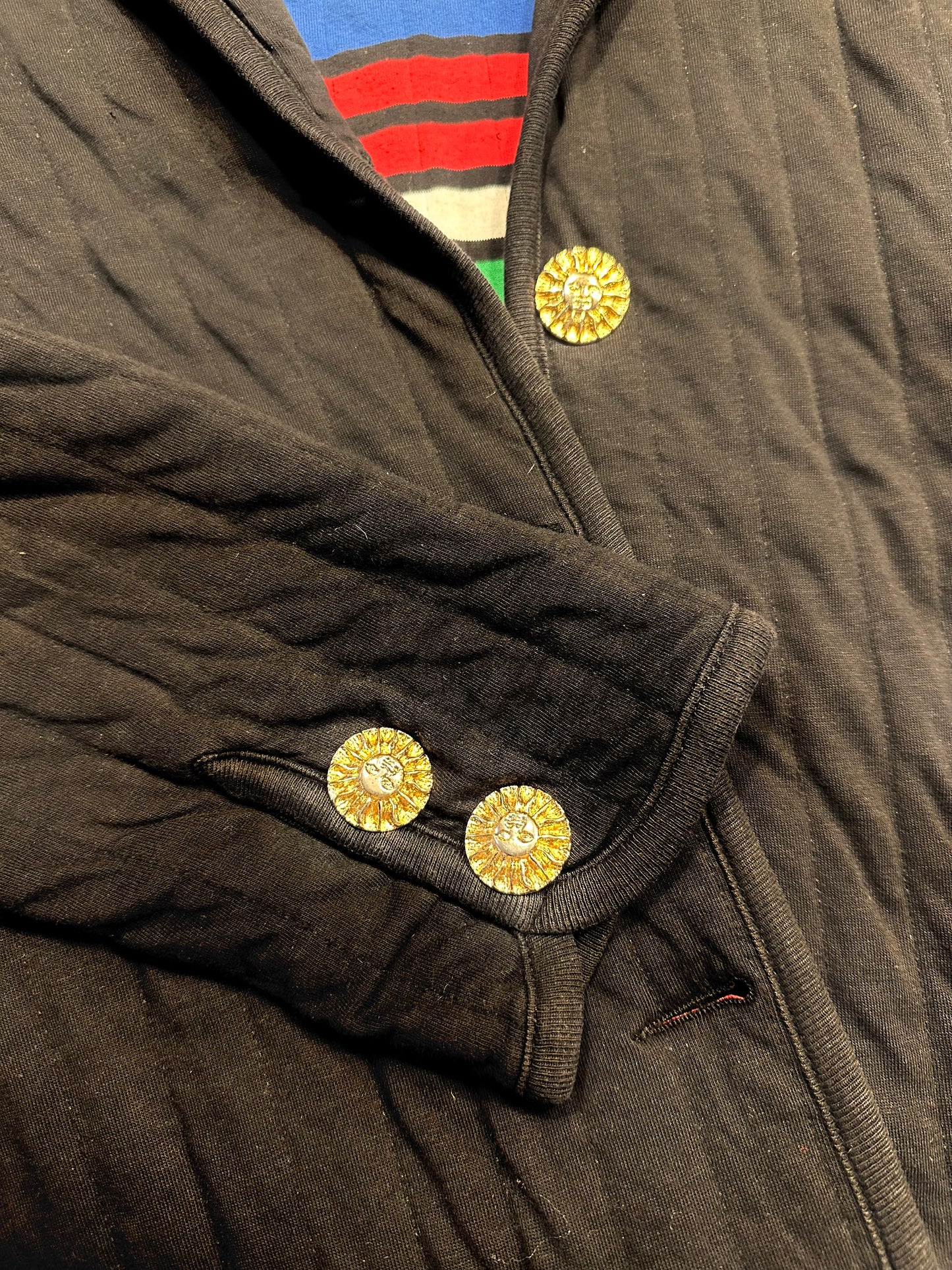 Veste matelassée noir Yves Saint Laurent authentique vintage