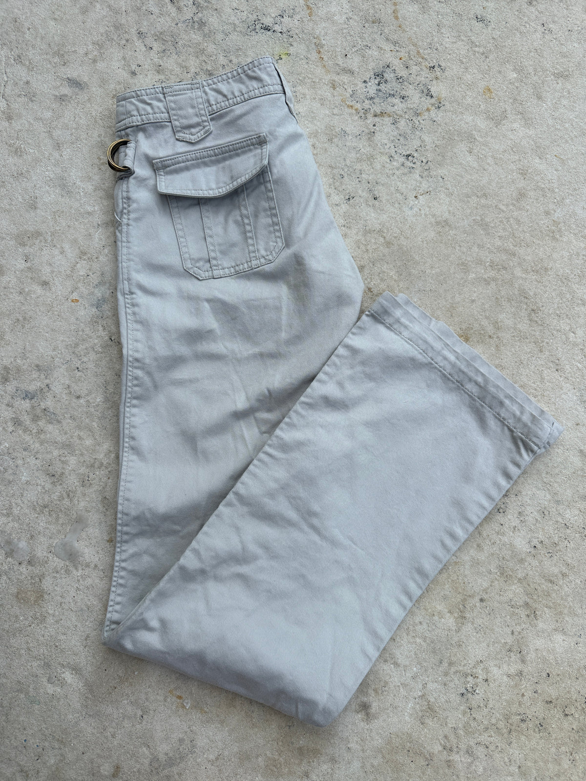 Pantalon Cargo en Coton Beige Vintage Authentique Zadig & Voltaire