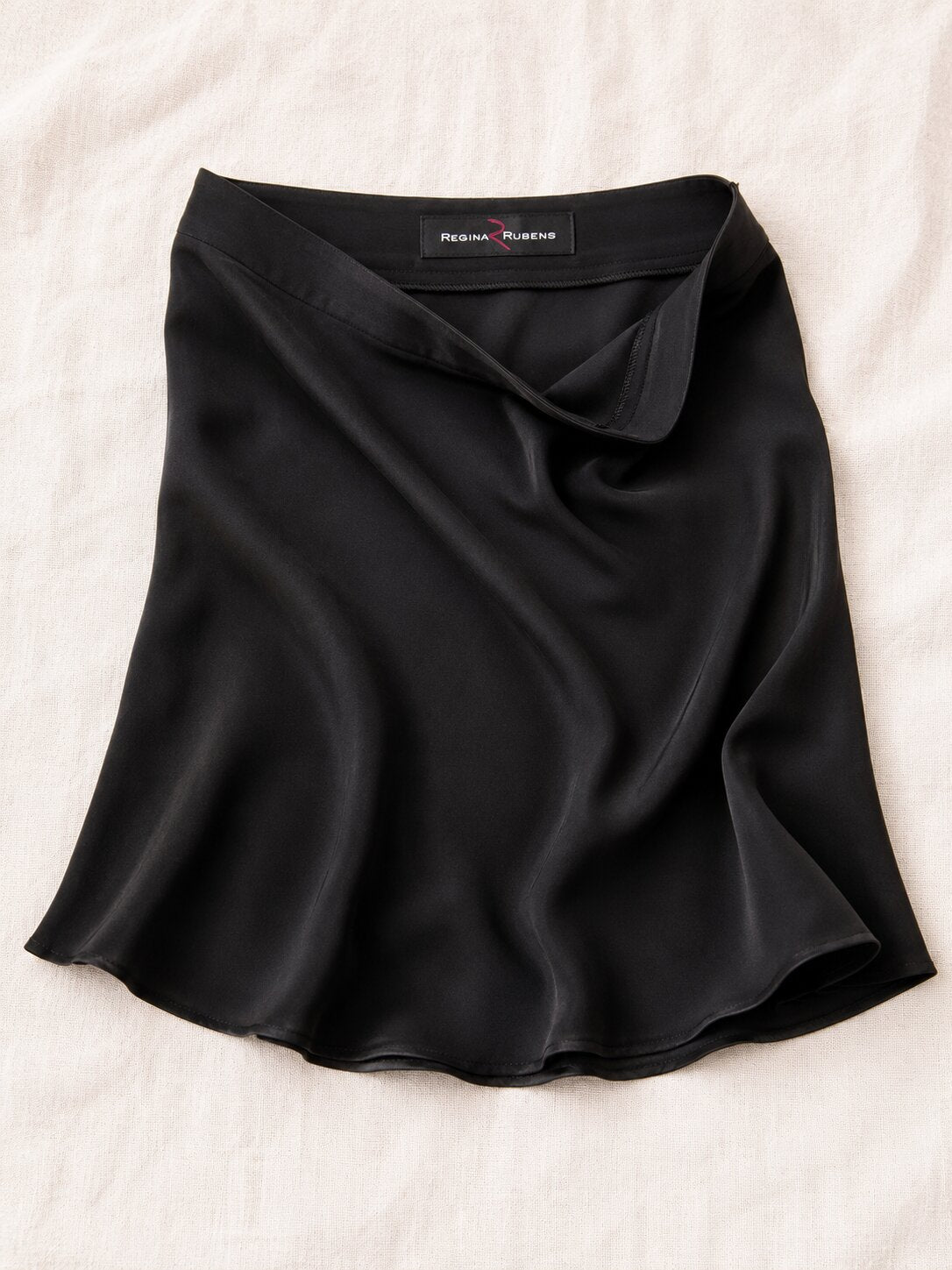 Black Silk Skirt Regina Rubens