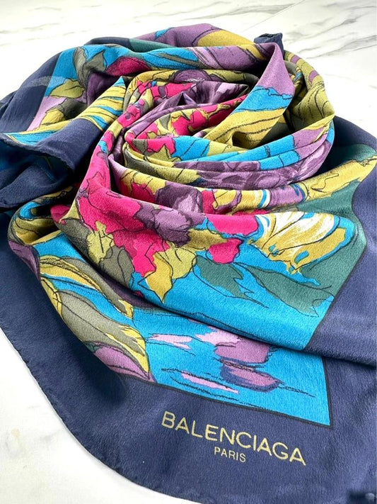 Large silk square Balenciaga