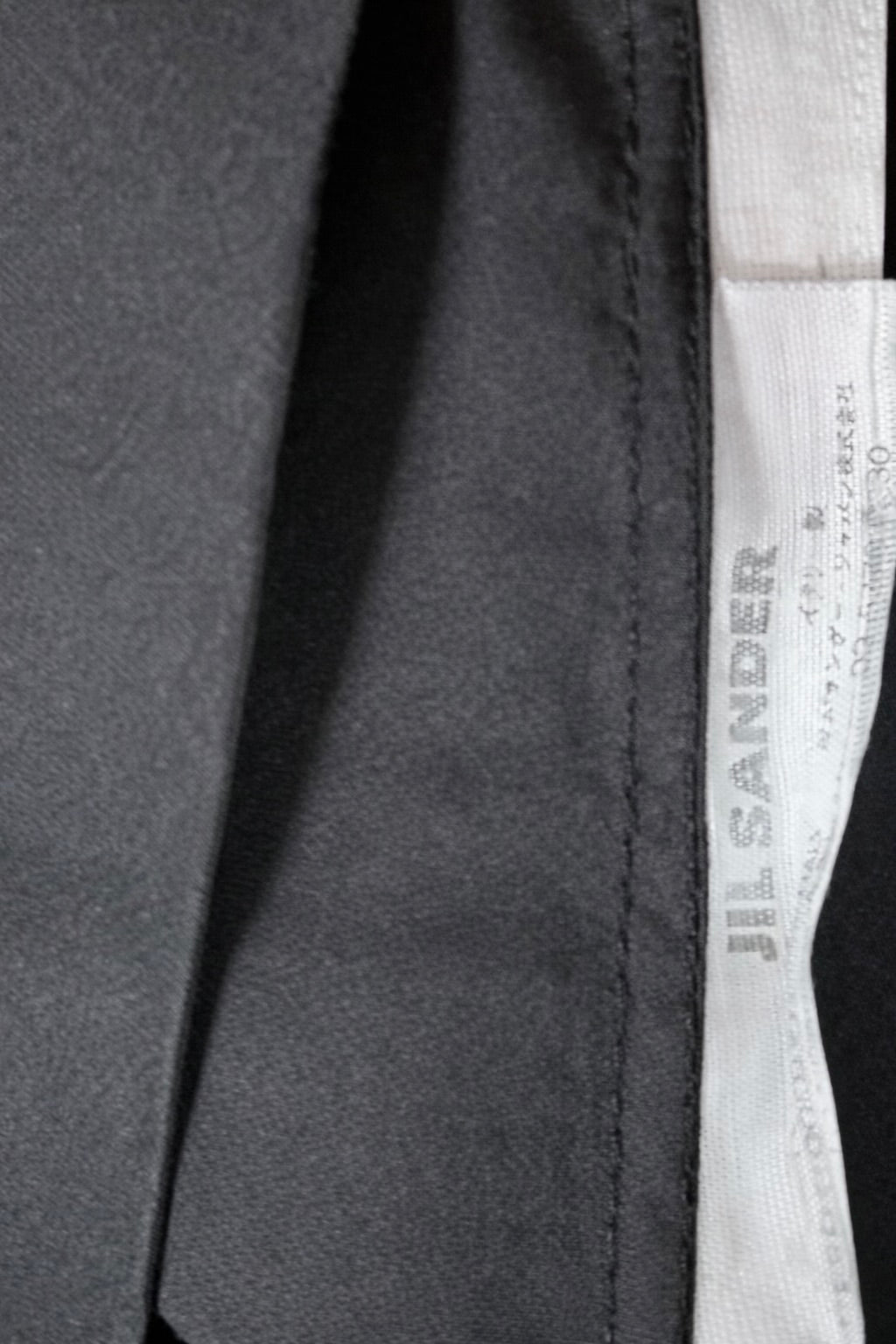 Robe bicolore en soie Jil Sander