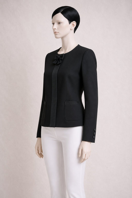 Black Viscose Blazer Tara Jarmon