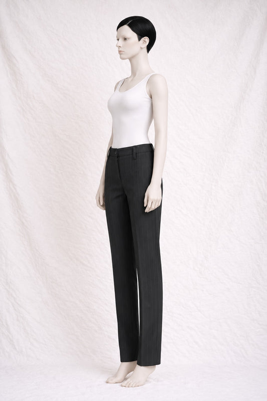 Authentic Vintage Black Wool Trousers Dolce & Gabbana