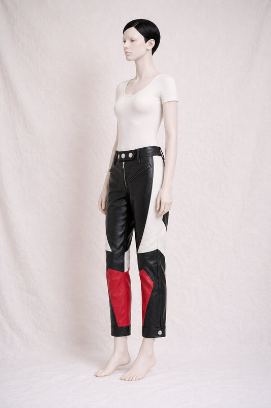 New Zadig & Voltaire Authentic Black Leather Trousers
