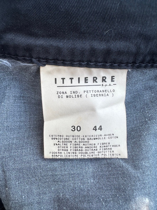 Authentic vintage black cotton trousers Versace