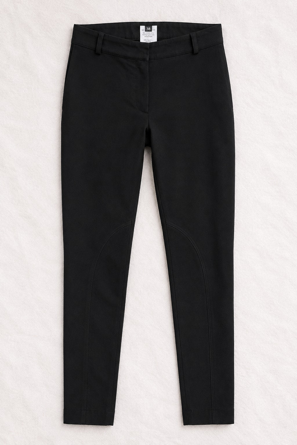 Authentic Vintage Black Cotton Trousers by Joseph