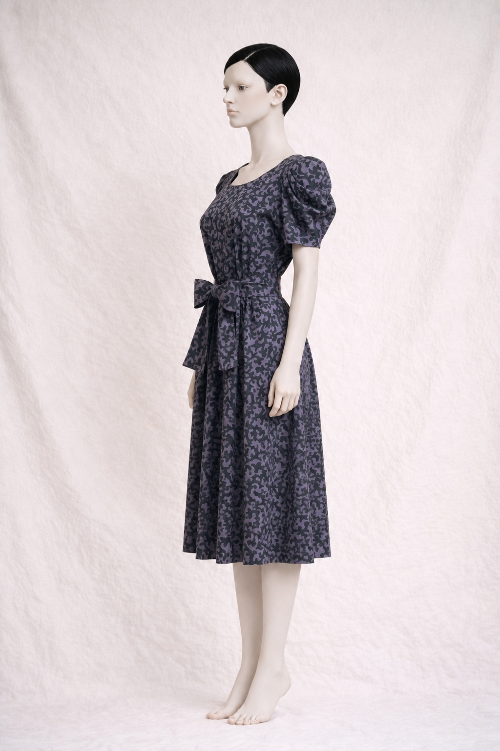 Robe Pierre Balmain Paris en coton imprimé vintage