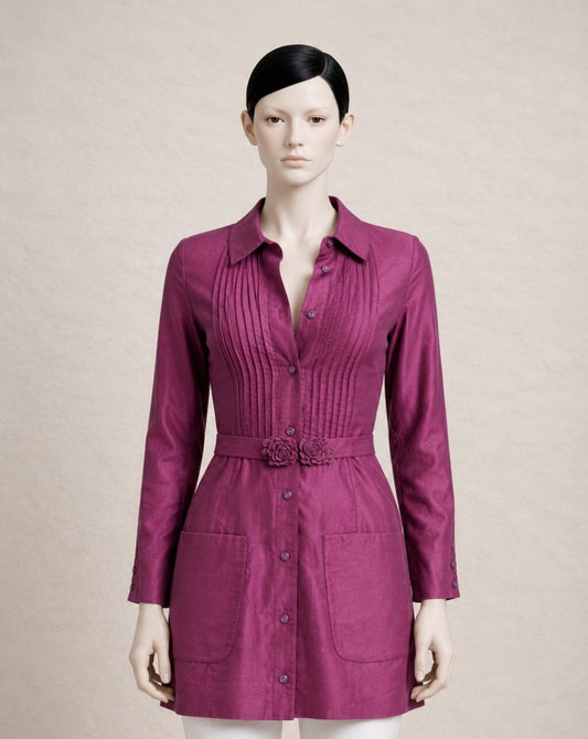 Authentic Cacharel Paris vintage shirt dress