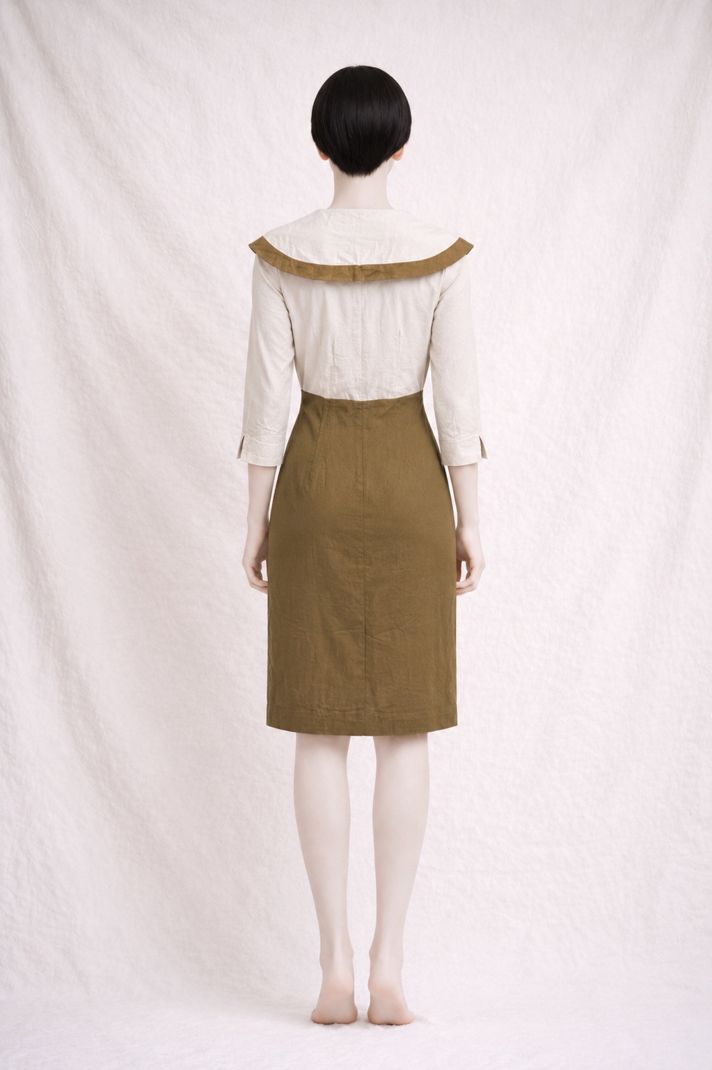Robe en lin Laura Ashley vintage esprit cruise