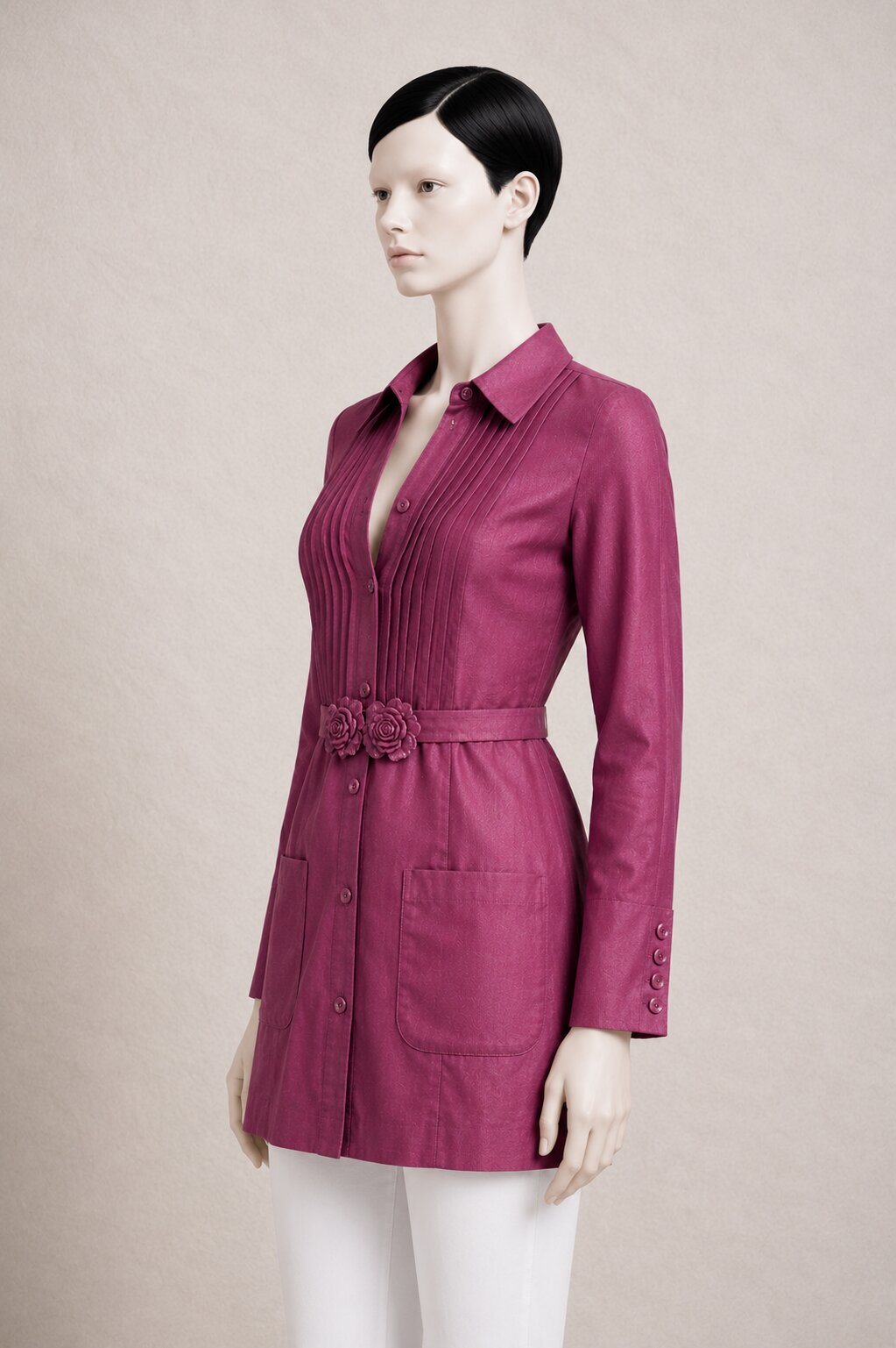 Authentic Cacharel Paris vintage shirt dress