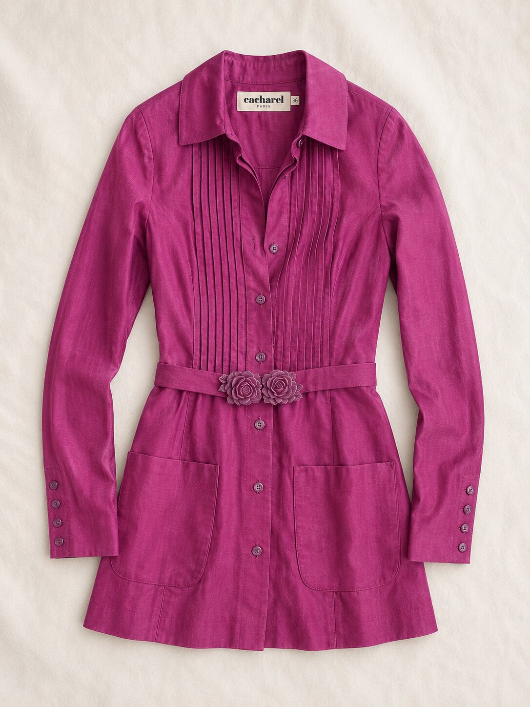 Authentic Cacharel Paris vintage shirt dress