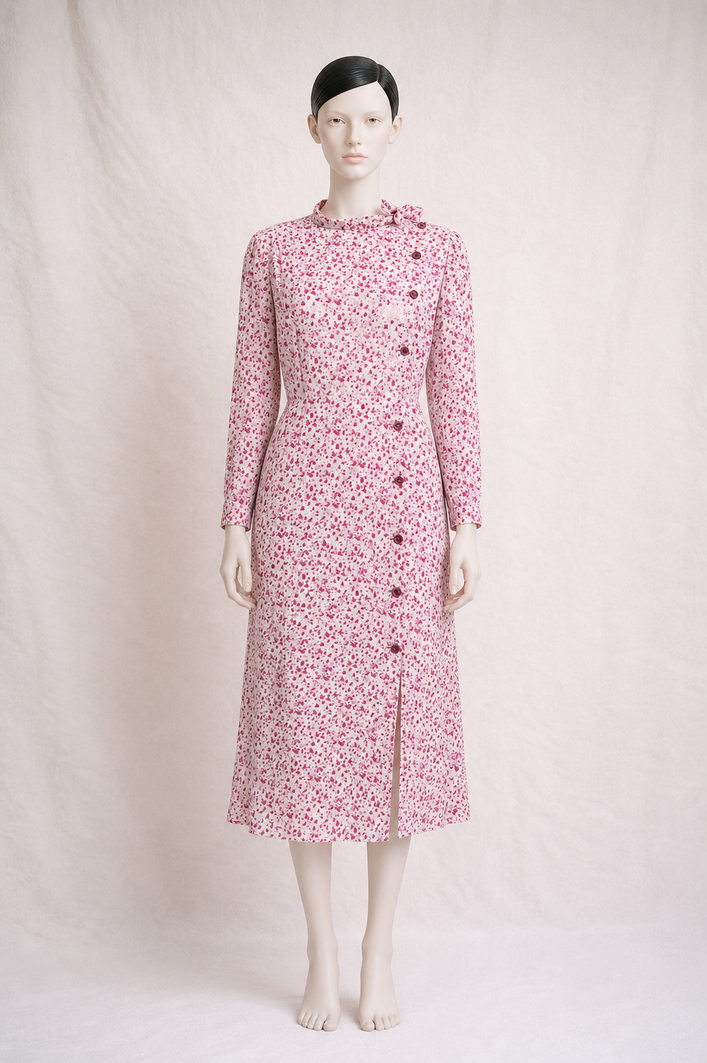 Robe d'été en soie Courrèges Paris vintage authentique