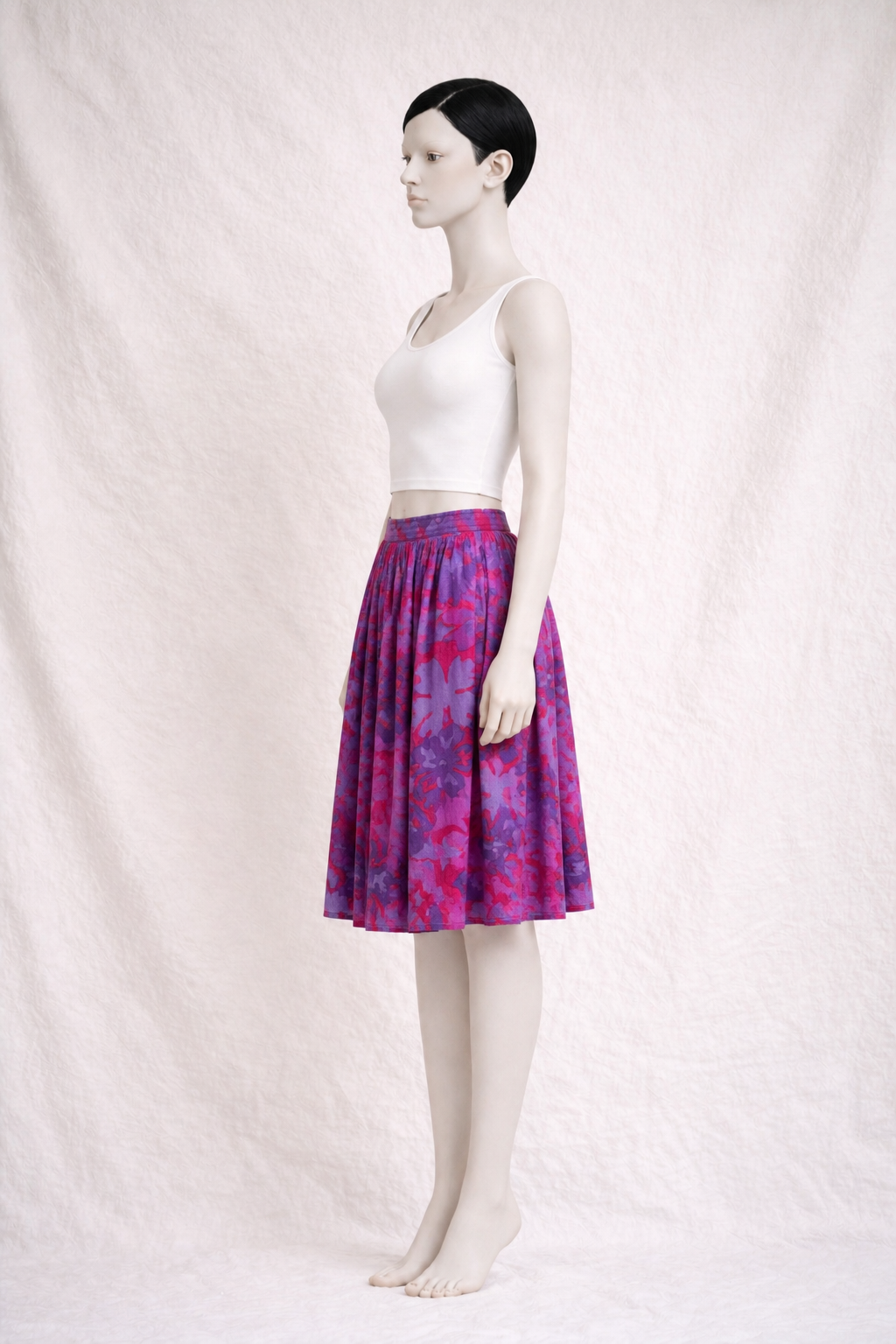 Jupe authentique Christian Dior en gaze de coton vintage
