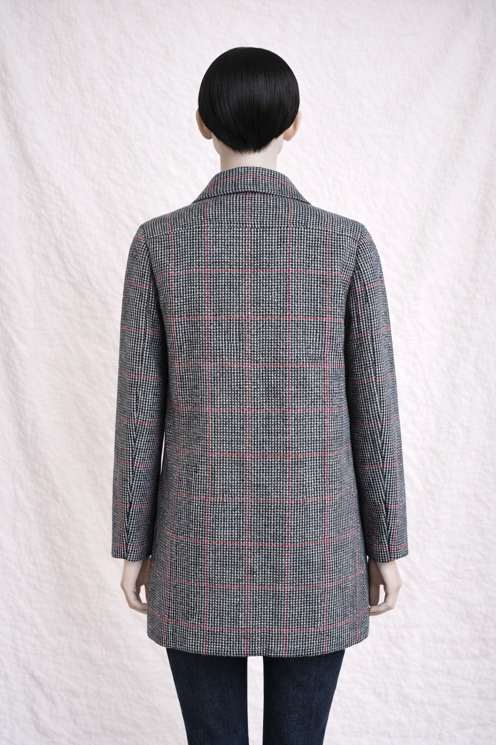 Manteau Vanessa Seward authentique en laine tweed