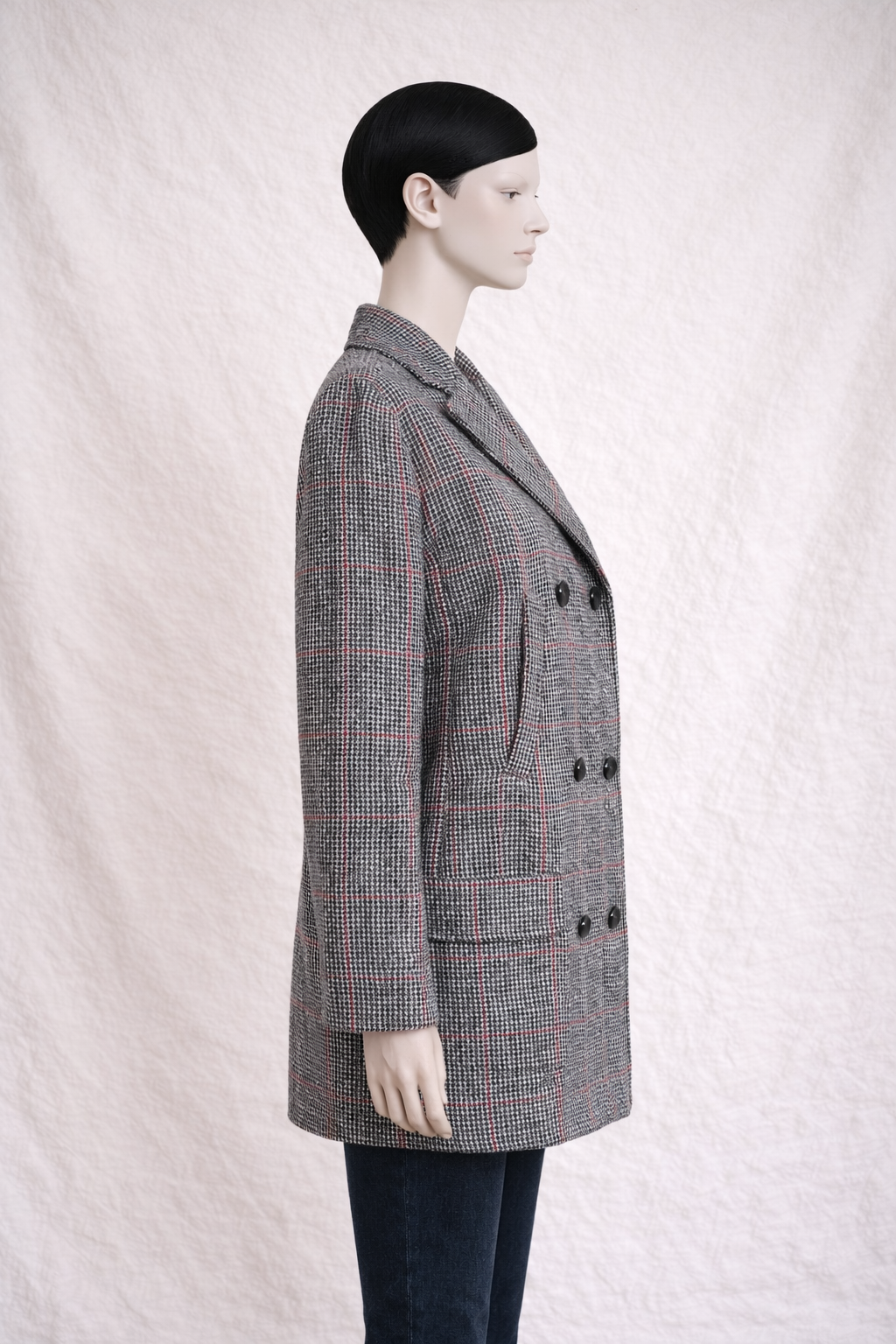 Manteau Vanessa Seward authentique en laine tweed