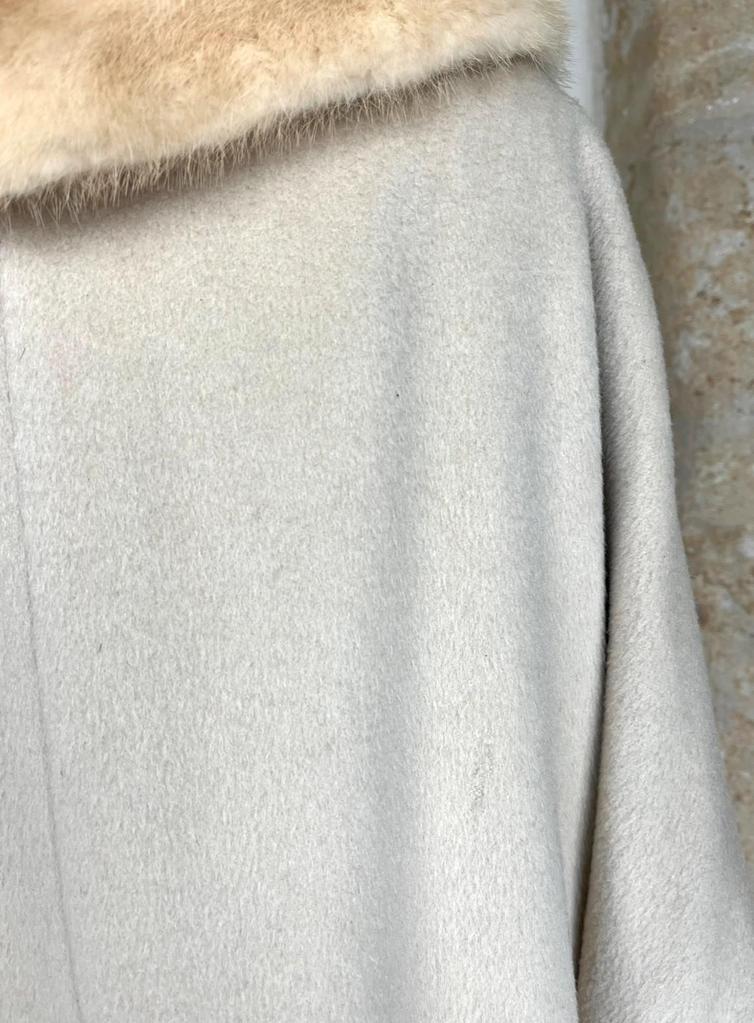 Manteau Forstmann en laine de chameau vintage