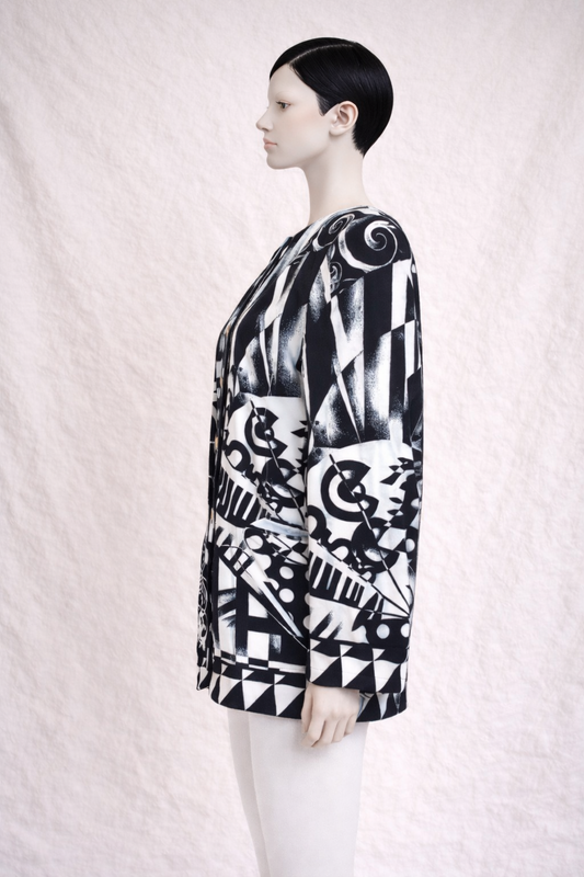 Vintage cotton blazer Escada circa 80