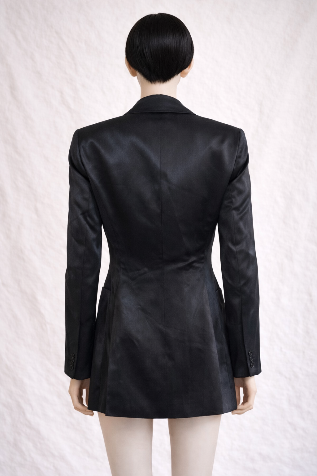 Blazer en soie noir et blanc Gianfranco Ferre vintage neuve