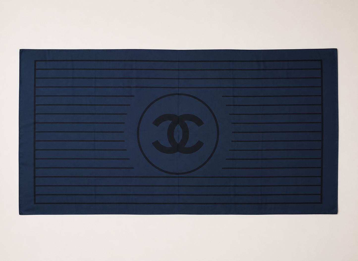 Grand paréo accessoires de plage Chanel vintage en coton