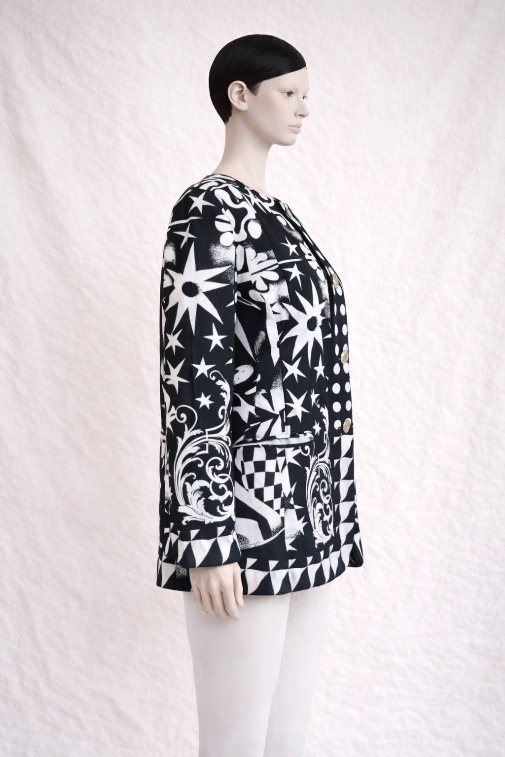 Blazer vintage en coton Escada circa 80