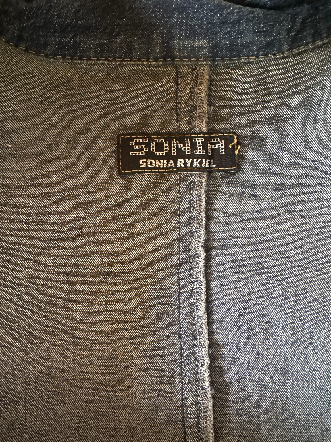 Veste en denim Sonia Rykiel vintage