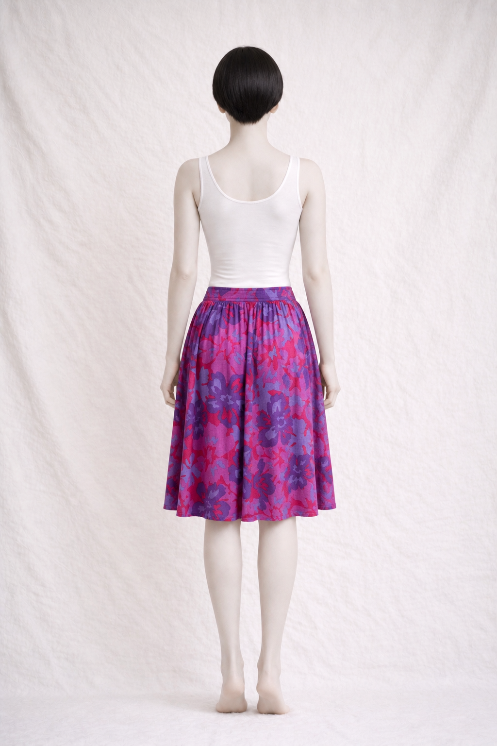 Jupe authentique Christian Dior en gaze de coton vintage