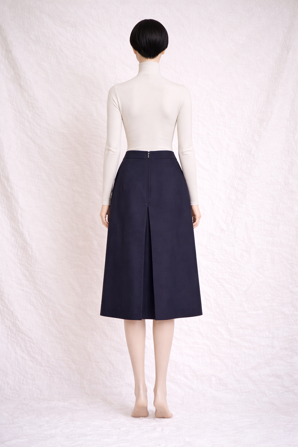 Jupe midi Céline Paris en laine vintage authentique
