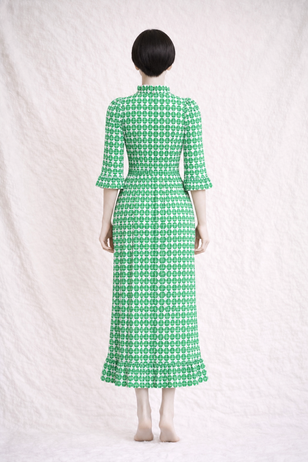Robe longue vintage Scherrer Boutique Paris des années 60