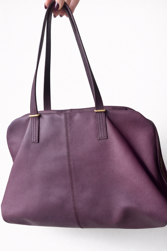 Authentic purple leather Fendi bag
