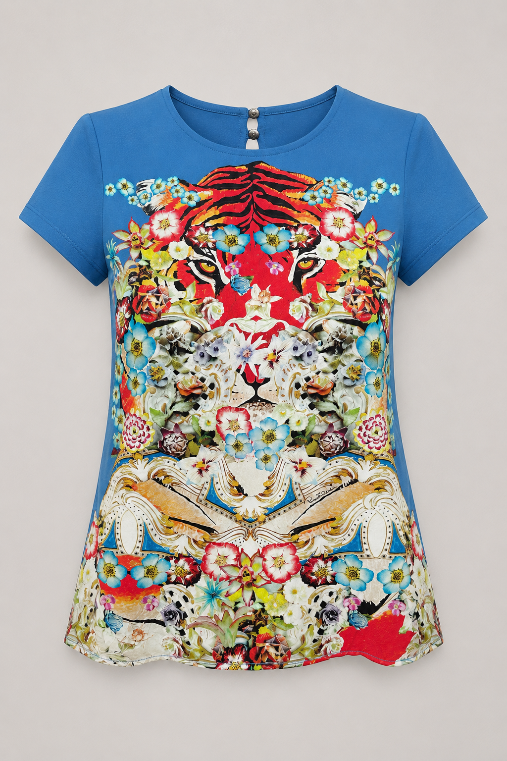 T-shirt en soie  Roberto Cavalli authentique