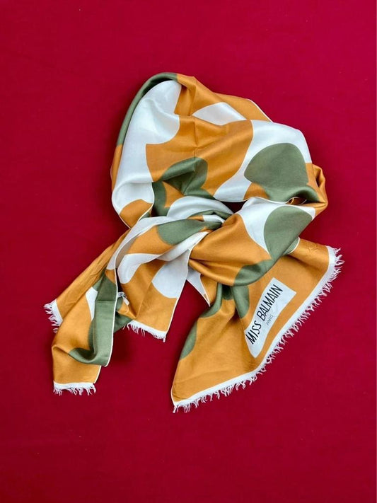 Miss Balmain vintage silk scarf