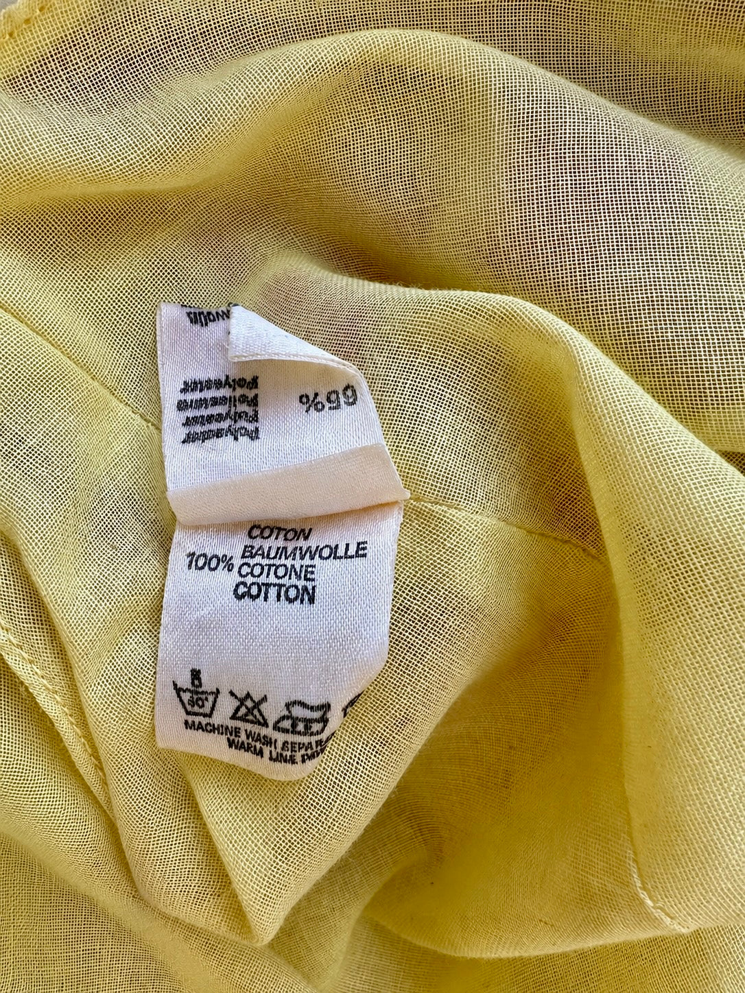 Jupe en coton léger Cacharel vintage