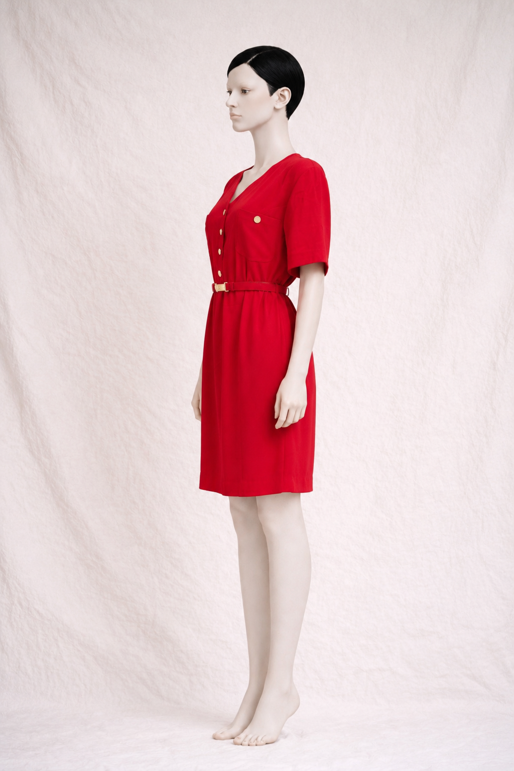 Robe rouge Burberry vintage authentique plus size