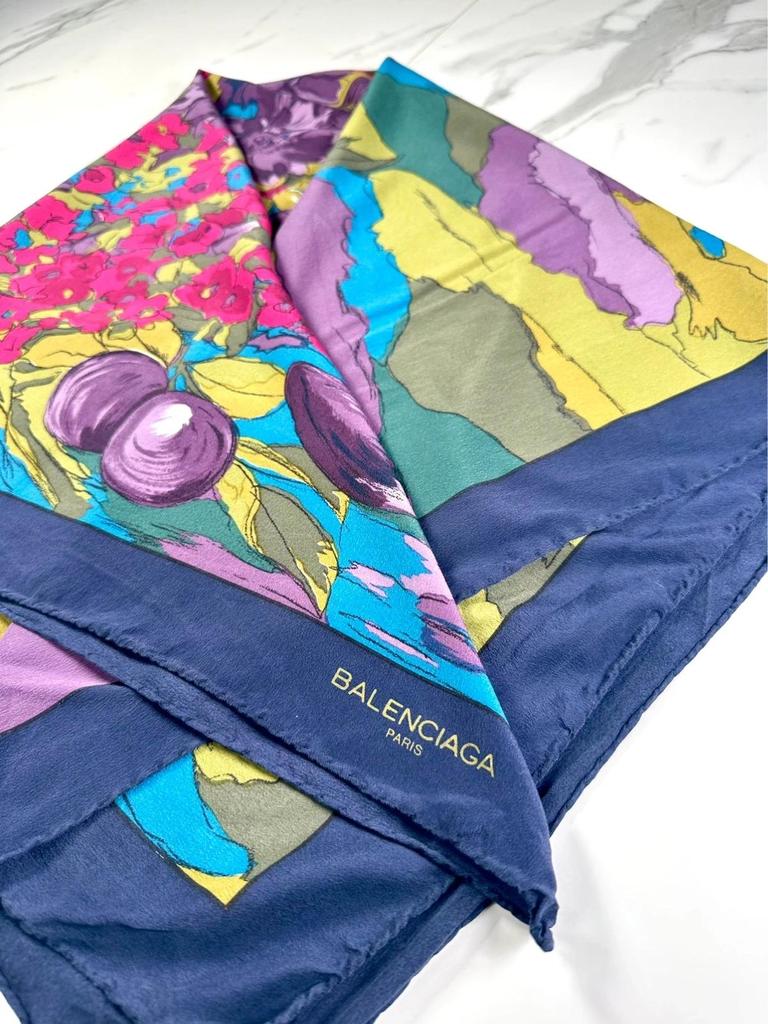 Grand carré en soie Balenciaga