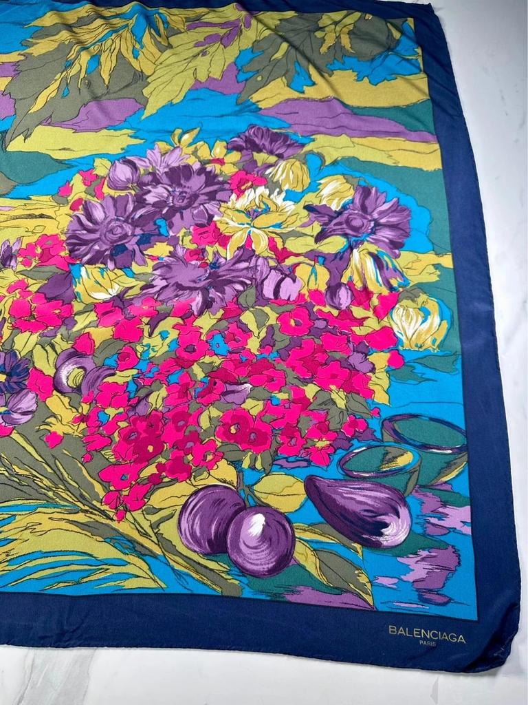 Grand carré en soie Balenciaga